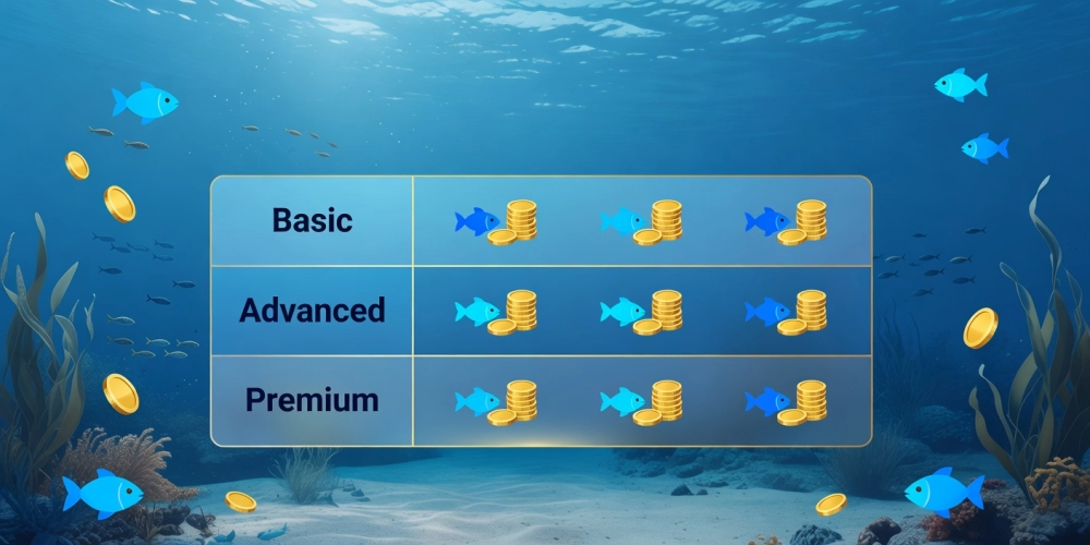 Bảng giá các gói cược và xèng thưởng trong game bắn cá xèng nh88 năm 2025
